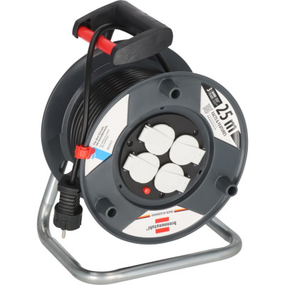 Brennenstuhl Garant E Μπαλαντέζα 4 Θέσεων με Καλώδιο 25m/ H05VV-F/ 3G1,5 Black (1215056) (BNN1215056) Brennenstuhl Garant E Μπαλαντέζα 4 Θέσεων με Καλώδιο 25m/ H05VV-F/ 3G1,5 Black (1215056) (BNN1215056)