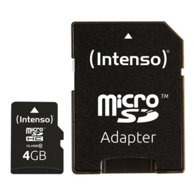 Intenso microSDHC Card  4GB Class 10 (3413450) (NSO3413450) Intenso microSDHC Card  4GB Class 10 (3413450) (NSO3413450)