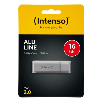 Intenso USB 2.0 Stick 16GB Alu Line Silver (3521472) (NSO3521472) Intenso USB 2.0 Stick 16GB Alu Line Silver (3521472) (NSO3521472)