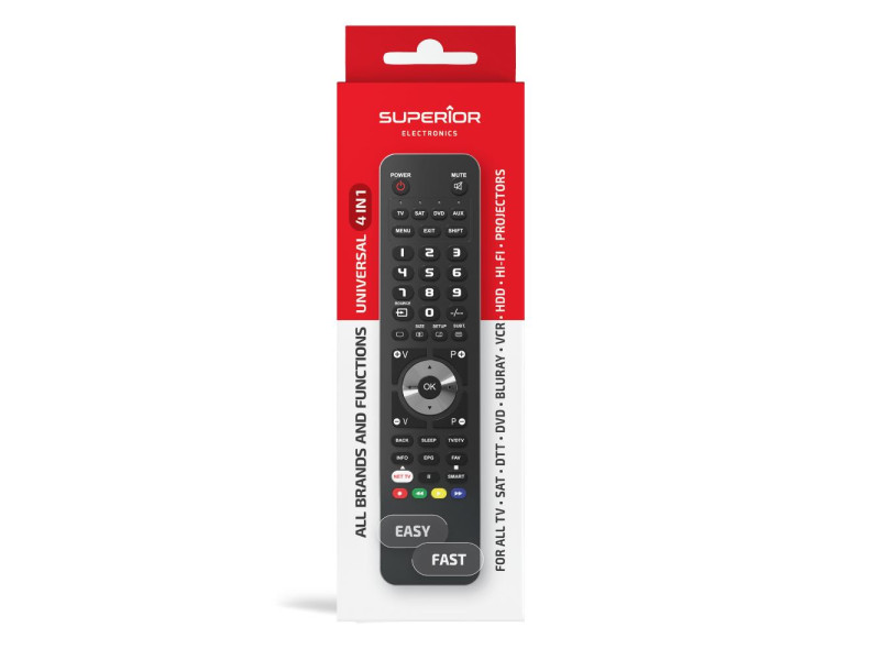 Superior Προγραμματιζόμενο Τηλεχειριστήριο Freedom USB 4in1 Black (SUPTUB003) (SPRSUPTUB003)