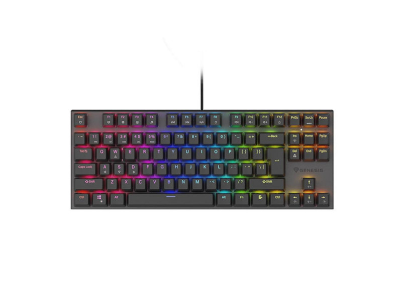 Genesis Gaming Keyboard Thor 303 Tkl Black US  Mechanical RGB, Silent Switch, Hot Swap (NKG-1881) (GNSNKG-1881)