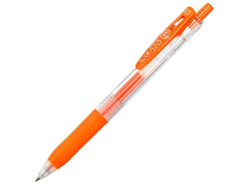 Zebra Sarasa Clip 0.5 Gel Pen Orange (ZB-35133) (ZEB35133)