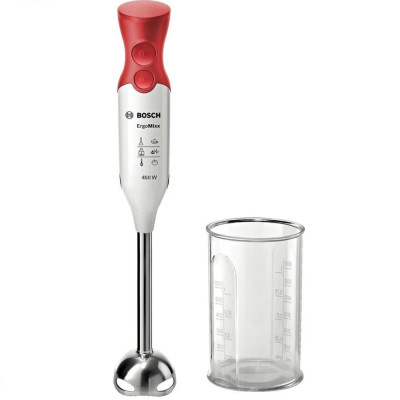 Bosch Ergomixx Hand Blender White/Red (MSM64110) (BSHMSM64110) Bosch Ergomixx Hand Blender White/Red (MSM64110) (BSHMSM64110)
