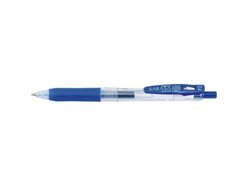 Zebra Sarasa Clip Gel Pen 0.4 Μπλέ (ZB-14302) (ZΕB14302)
