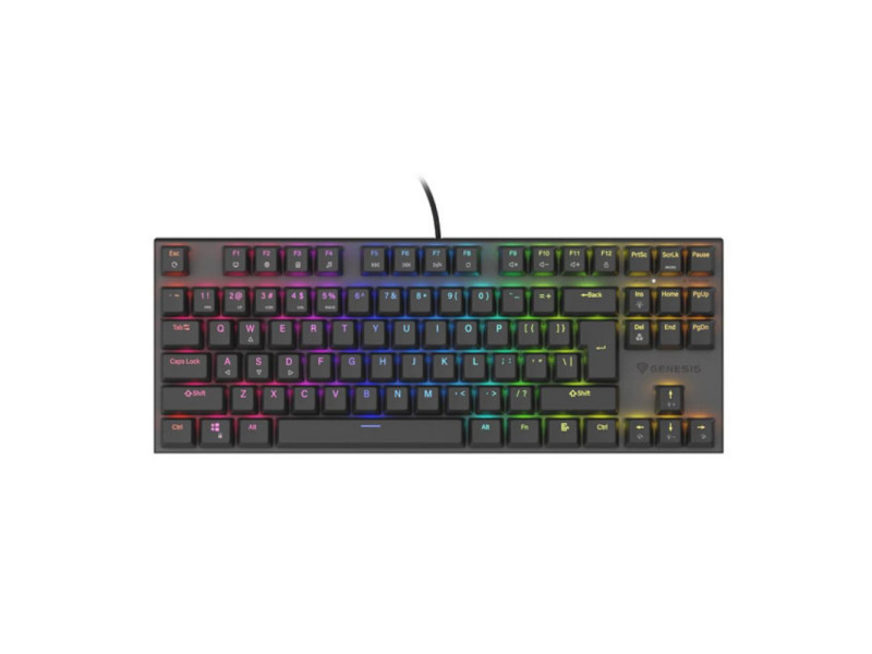 Genesis Gaming Keyboard Thor 303 Tkl Black US  Mechanical RGB, Red Switch, Hot Swap (NKG-1882) (GNSNKG-1882)