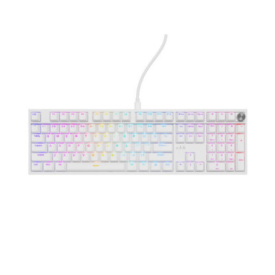 Genesis Gaming Keyboard Thor 404 US RGB Mechanical White Outemu Peach Silent (NKG-2300) (GNSNKG-2300)
