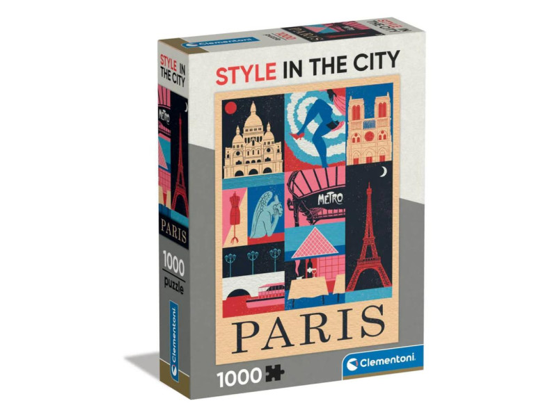 Clementoni Puzzle Style in the City Collection - Paris 1000pcs (39843) (CLE39843)