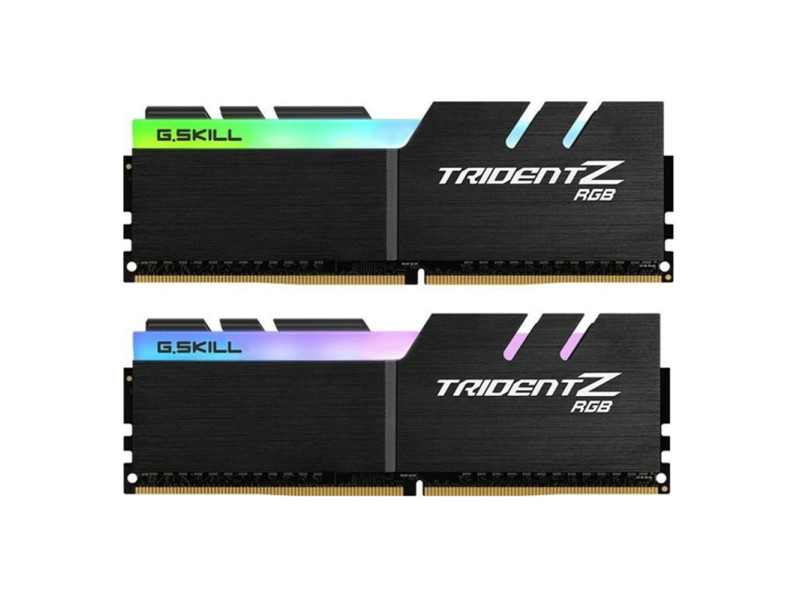 G.Skill Trident Z RGB DDR4 32GB RAM με 2x16GB Modules και Ταχύτητα 3200 για Desktop (F4-3200C16D-32GTZRX)