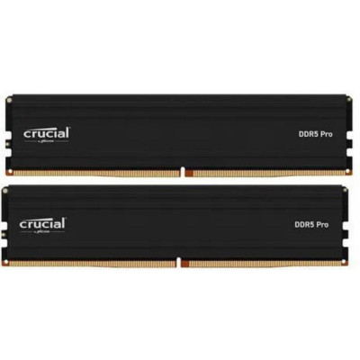 Crucial Pro DDR5-6400 Kit 32GB 2x16GB UDIMM CL38 B Overclocking (CP2K16G64C38U5B) (CRUCP2K16G64C38U5B) Crucial Pro DDR5-6400 Kit 32GB 2x16GB UDIMM CL38 B Overclocking (CP2K16G64C38U5B) (CRUCP2K16G64C38U5B)