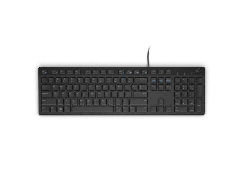 Dell Multimedia Keyboard-KB216 - US International (QWERTY) - Black (580-ADHK) (DEL580-ADHK)