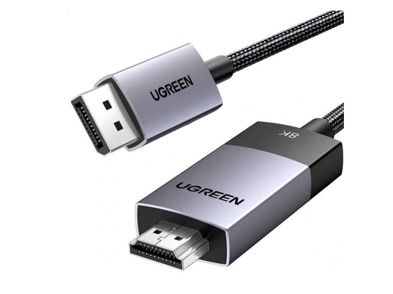 Ugreen DisplayPort to HDMI cable DP115 8k 60 Hz 1m black (80395) (UGR80395)