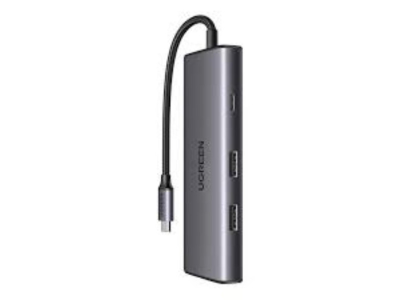 Ugreen Adapter 7w1 Hub USB do 2x USB-A 3.2 USB-C 3.2 SD/TF PD (15531) (UGR15531)