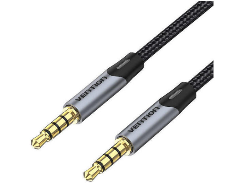 VENTION Cotton Braided 3.5mm TRS Male to Male Audio Cable 5M Green Copper Type (BAYGJ) (VENBAYGJ)