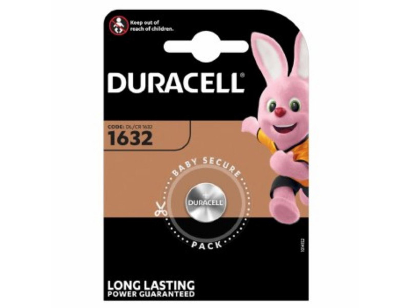 Duracell CR1632 DL1632 ECR1632 mini lithium battery (DUR18900)
