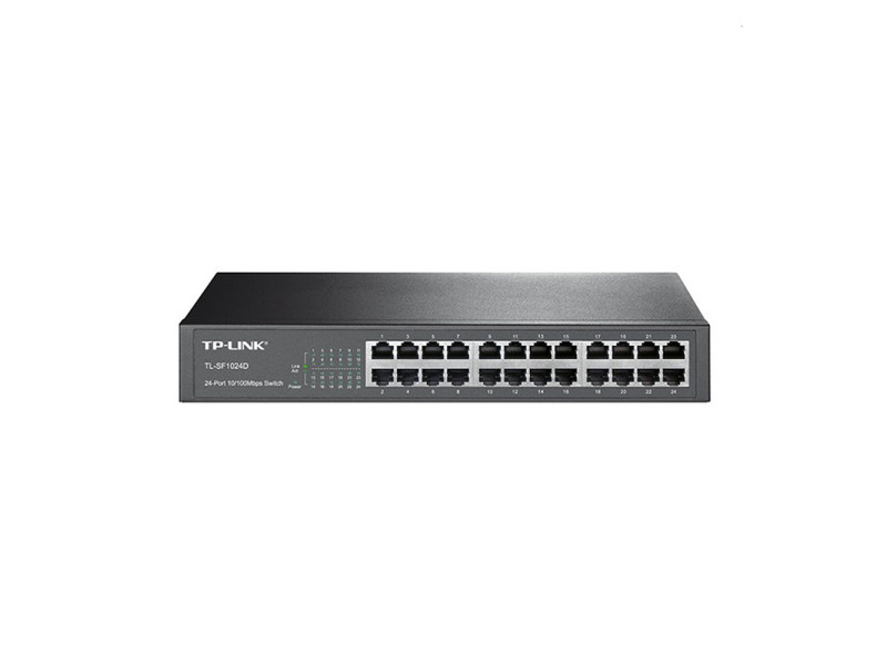 TP-LINK 24-port 10/100Mbps Desktop/Rackmount Unmanaged Switch V3  (TL-SF1024D)