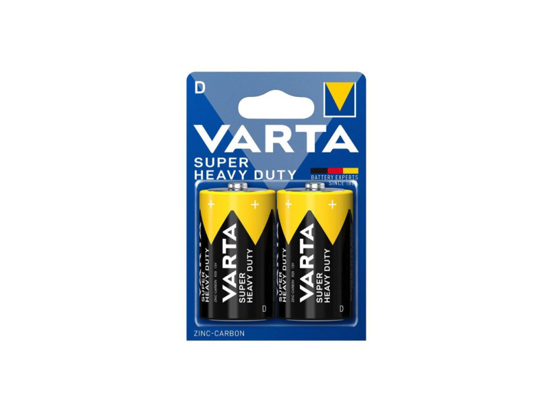 Varta Superlife R20 D Zinc Carbon battery (Blister) (VART16477)