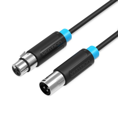 VENTION XLR Audio Extension Cable 15M Black (BBFBN) (VENBBFBN)