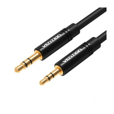 VENTION 3.5mm Male to 2.5mm Male Audio Cable 1M Black Metal Type (BALBF) (VENBALBF)