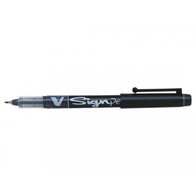 Pilot V-Sign Pen 0.6 Ballpoint Black (SW-VSPB) (PILSWVSPB)