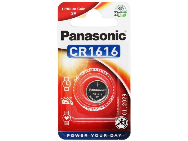 Panasonic CR1616 lithium battery (blister) (PAN18170)