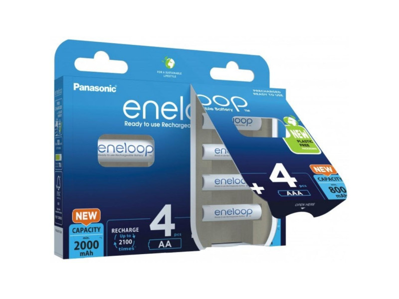 Panasonic Eneloop BK-KJMCDE44E 8BE (blister) R03/AAA  (PAN19959)