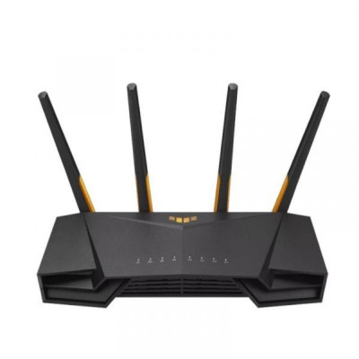 ASUS TUF Gaming AX3000 V2 wireless router Gigabit Ethernet Dual-band (2.4 GHz / 5 GHz) Black, Orange (TUF-AX3000 V2) (ASUTUF-AX3000 V2)