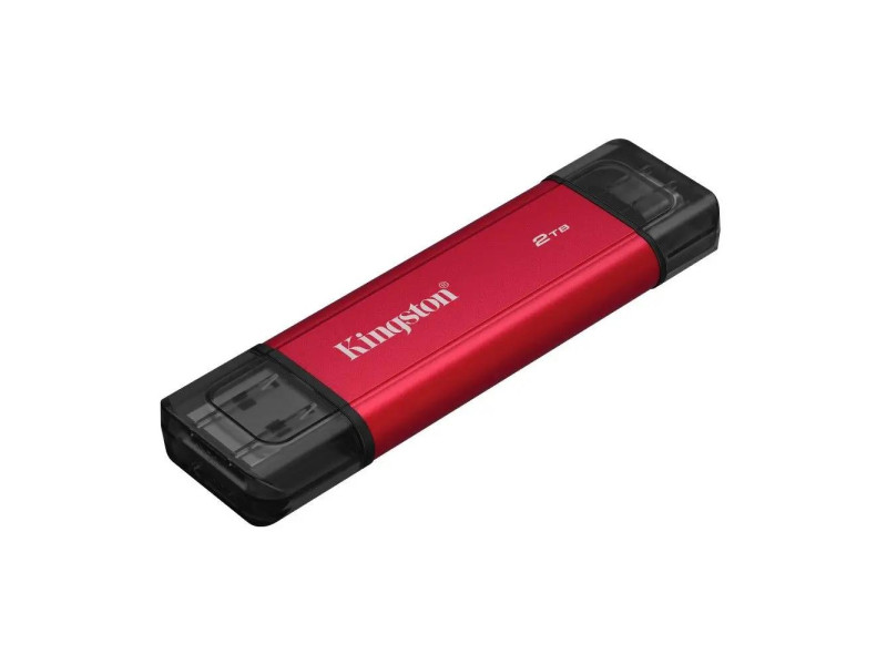 Kingston SSD 2TB DualPortable USB-A/C3.2 Gen2 Zew (SPSD/2TB) (KINSPSD-2TB)