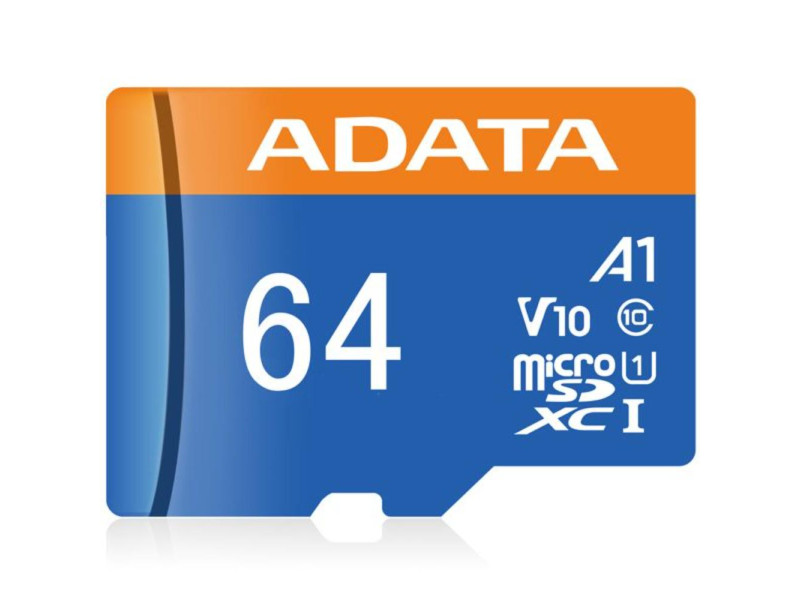 Adata 64GB microSDHC Class 10 UHS-I (AUSDX64GUICL10A1-RA1) (ADAAUSDX64GUICL10A1-RA1)