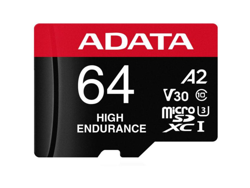 Adata memory card 64 GB MicroSDXC UHS-I Class 10 (AUSDX64GUI3V30SHA2-RA1) (ADAAUSDX64GUI3V30SHA2-RA1)