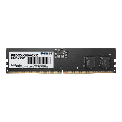 Patriot DIMM 16 GB DDR5-4800 Black Signature LINE (PSD516G480081) (PATRPSD516G480081)