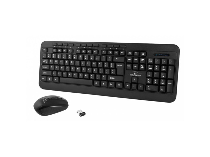 Esperanza Titanum Wireless Set Keyboard+mouse Akron Us (TK109) (ESPTK109)