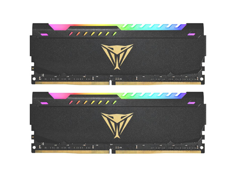 Patriot DIMM 32 GB DDR4-3600 2x 16 GB Dual-Kit Black Viper Steel RGB INTEL XMP (PVSR432G360C8K) (PATRPVSR432G360C8K)