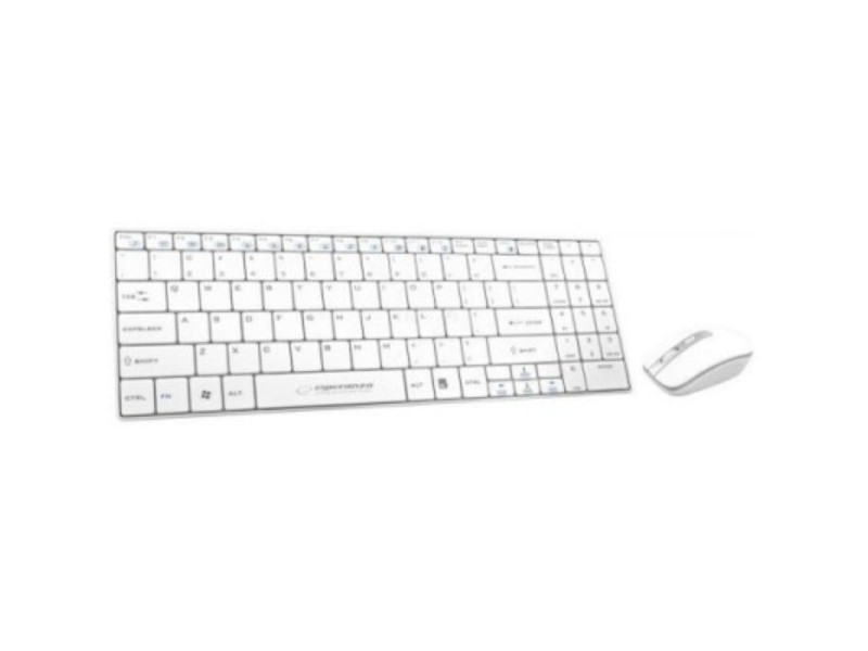 Esperanza Keyboard + Mouse Wireless 2.4 Ghz Ek122w (EK122W) (ESPEK122W)