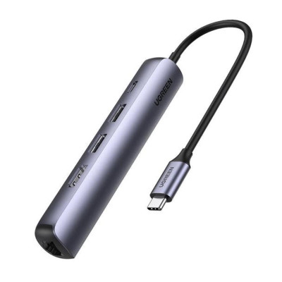 Ugreen USB-C Docking Station με HDMI 4K PD Ethernet Μπλε (10919) (UGR10919)