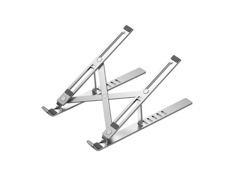 VENTION Foldable Laptop Stand Silver Aluminum Alloy Type (KDMI0) (VENKDMI0)