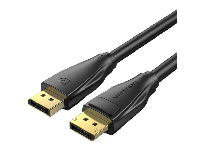 VENTION DisplayPort Male to Male 4K HD Cable 1M Black (HAKBF) (VENHAKBF)