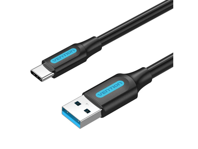 VENTION USB 3.0 A Male to C Male Cable 0.5M Black PVC Type (COZBD) (VENCOZBD)