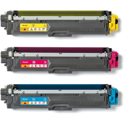 Brother TN241 Multipack Toner Cyan, Yellow & Magenta (TN241CYM) (BRO-TN-241CYM)