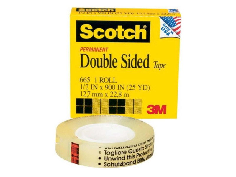 Ταινία Διπλής Όψης 3M 12,7 mm x 22,8 m Διάφανη (6651222)