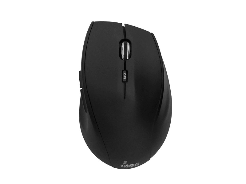 MediaRange Optical Mouse Highline Series (Black, Wireless) (MROS208)