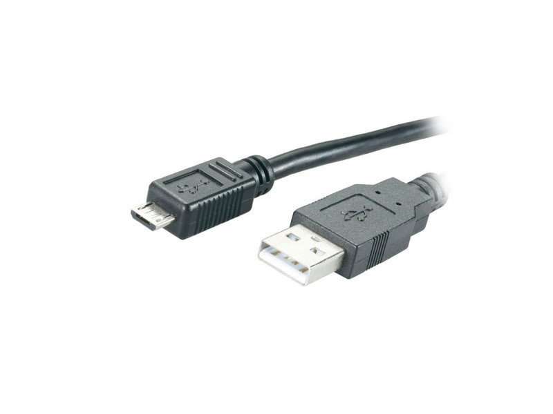 Καλώδιο MediaRange USB 2.0 A plug/Micro USB B plug 1.2M Black (MRCS138)
