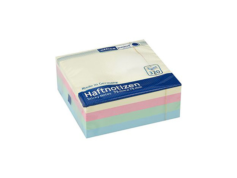 Officepoint Αυτοκόλλητες σημειώσεις 75Χ75, 320φ., pastel mix (MAG-5587500-42) (OFPMAG-5587500-42)