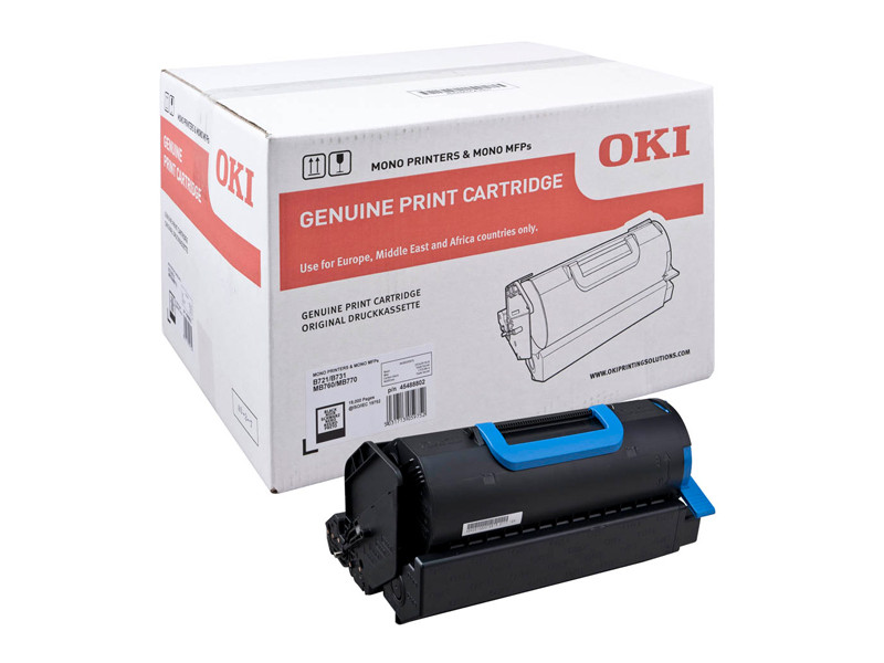 OKI B721/731 TONER BLACK 18K (45488802) (OKI-MB760-B)