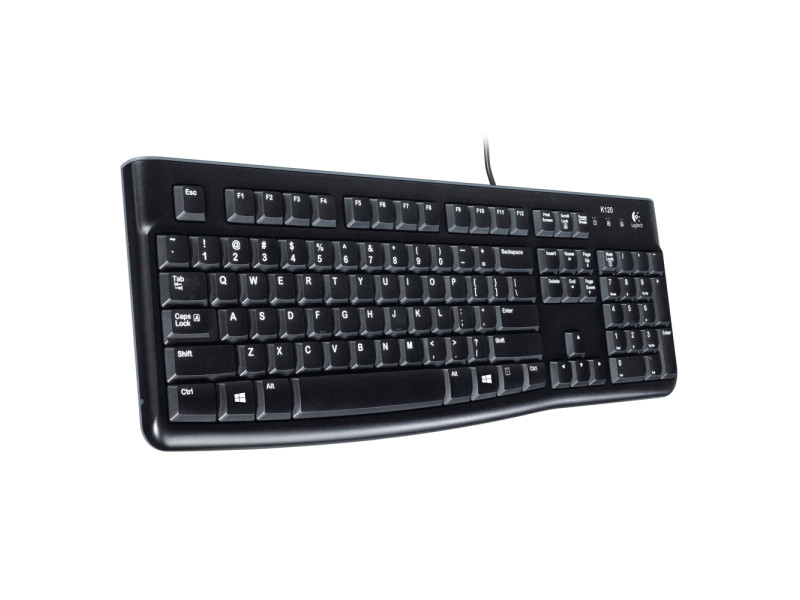 Logitech K120 Keyboard GR (Black, Wired) (LOGK120)