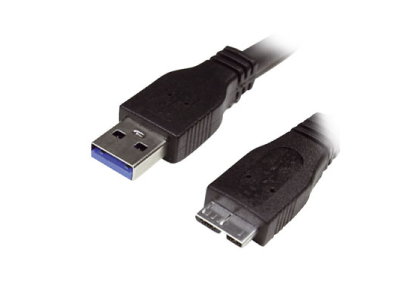 Καλώδιο MediaRange USB 3.0 A plug/Micro-USB 3.0 B plug 1.0M Black (MRCS153)