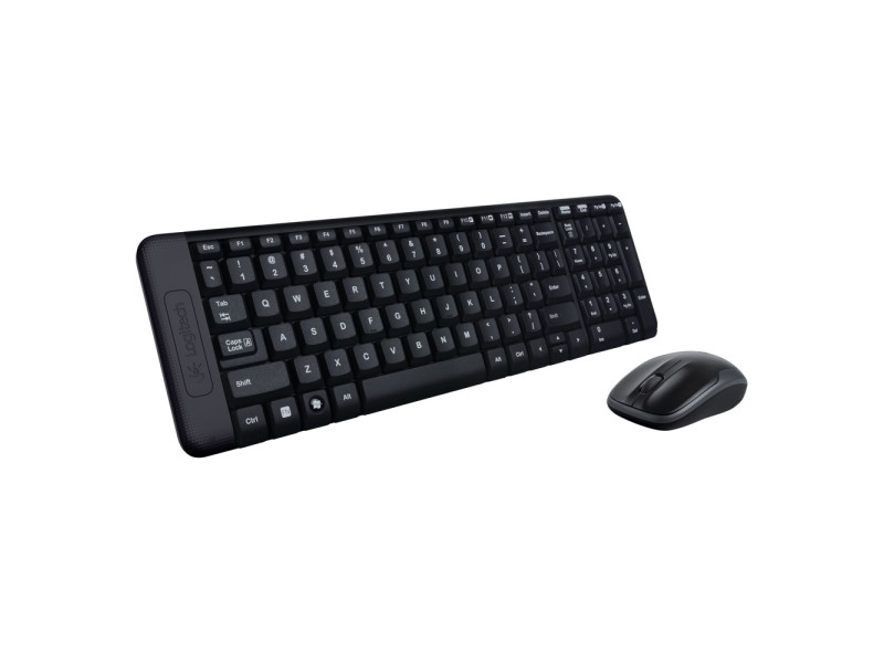 Logitech MK220 Desktop Combo GR (Black, Wireless) (LOGMK220)