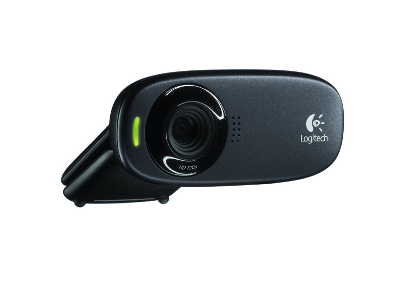 Logitech C310 Webcam (Black, HD, 720p)