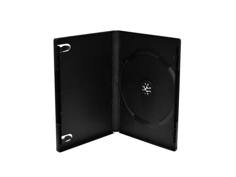 MediaRange DVD Case for 1 disc 14mm machine packing Black (MRBOX11-M)