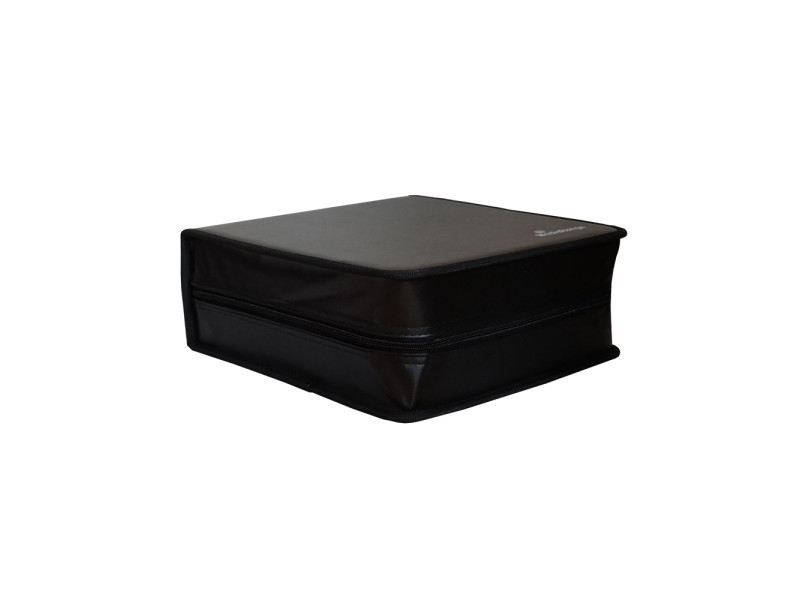 MediaRange Media storage wallet for 200 discs Synthetic Leather Black (MRBOX93)