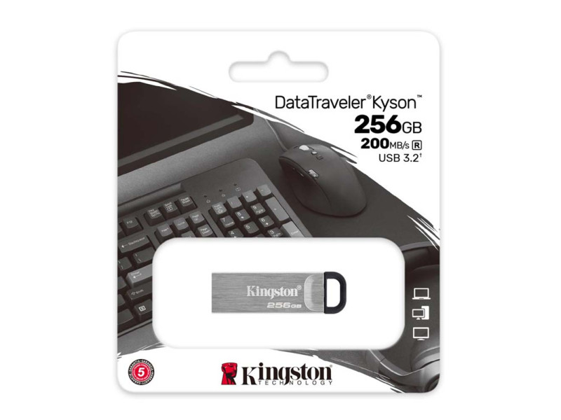 Kingston DataTraveler Kyson 256GB USB 3.2 Gen 1 (DTKN/256GB) (KINDTKN/256GB) Kingston DataTraveler Kyson 256GB USB 3.2 Gen 1 (DTKN/256GB) (KINDTKN/256GB)